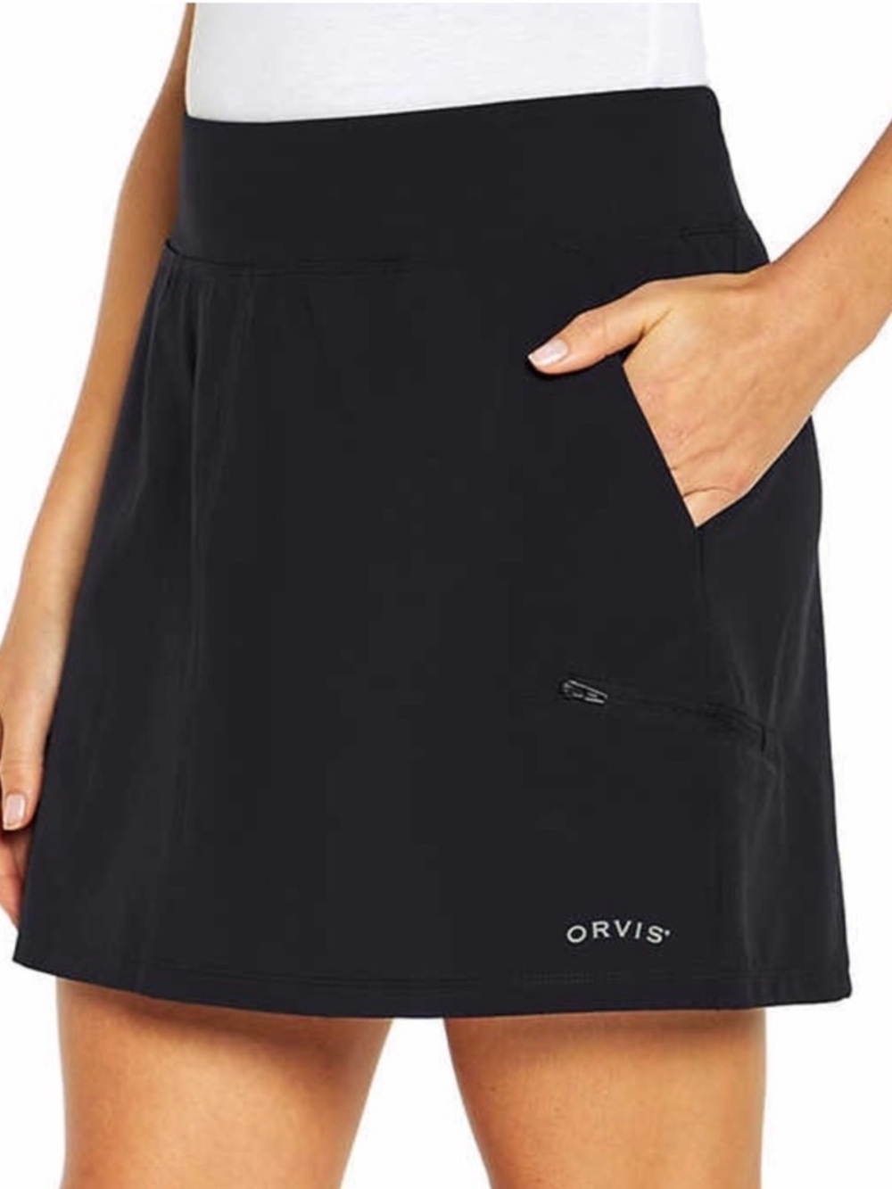 New Orvis Womens’ Skort in Black Size Medium